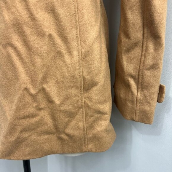 Michael Kors Tan Wool Pea Coat Jacket - Picture 8 of 16